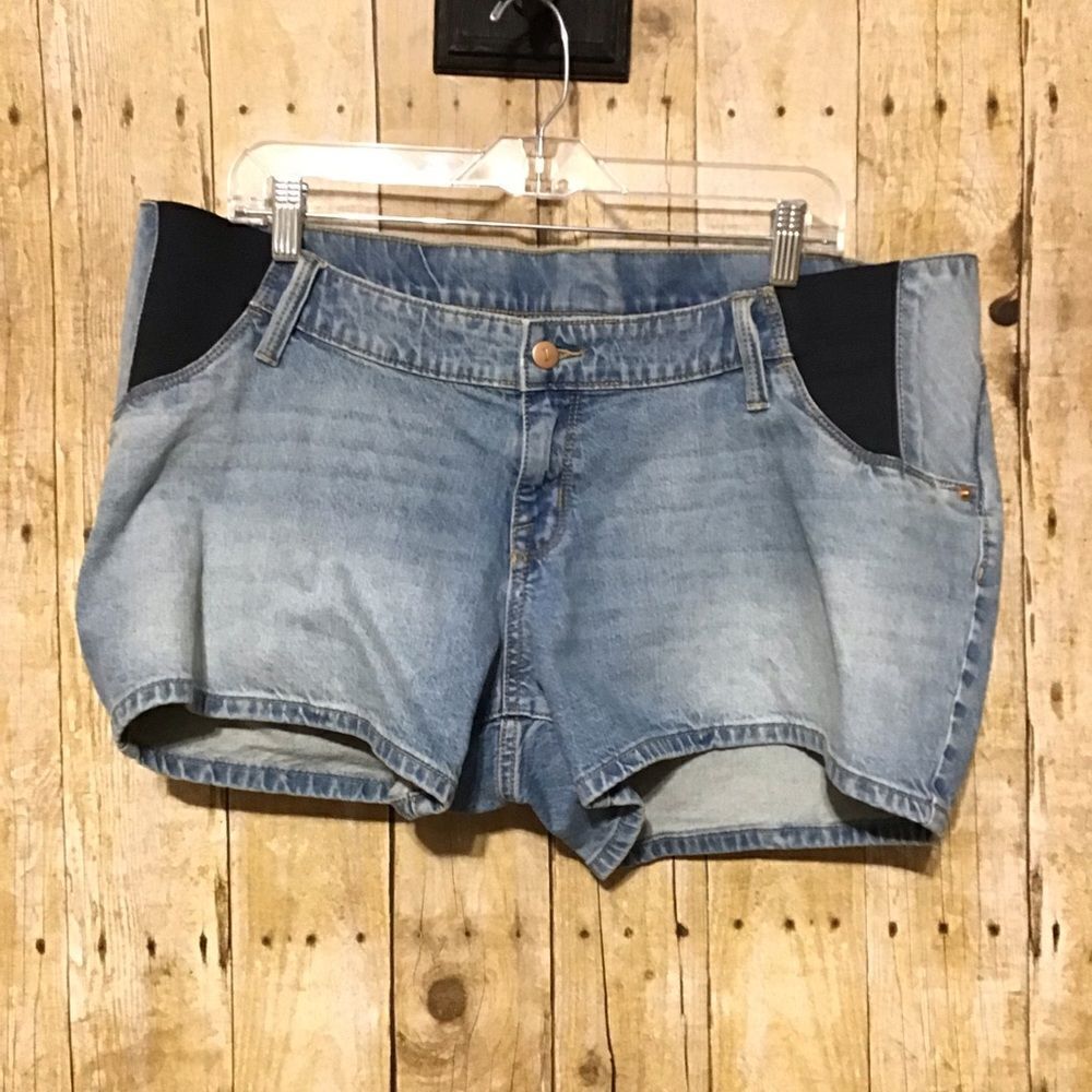 Isabel Maternity MIDI Jean Shorts 14‎
